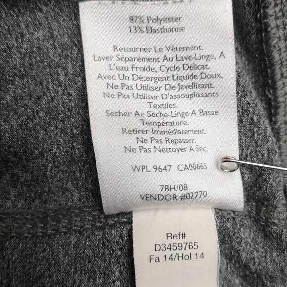 Eddie Bauer Ladies Size Large Dark Grey Wide Waistband Athletic / Yoga Pants - Picture 6 of 10